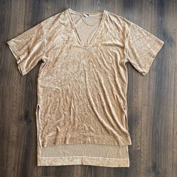 Free People | Gold Tunic Dress - Picture 2 of 4